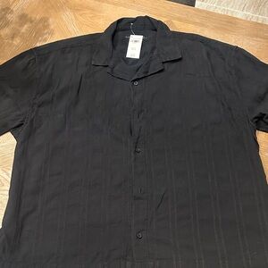 Abercrombie & Fitch Dark Casual Button-Down Shirt